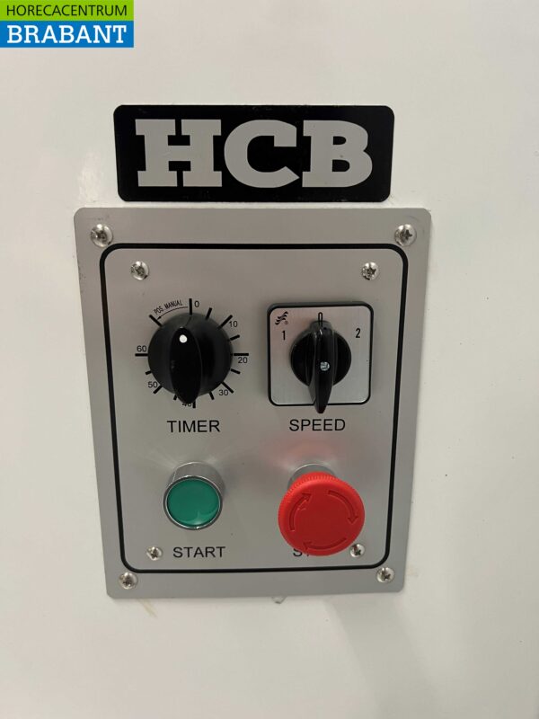 Pétrin spirale HCB en acier inoxydable 20 litres 400V Horeca – Image 5
