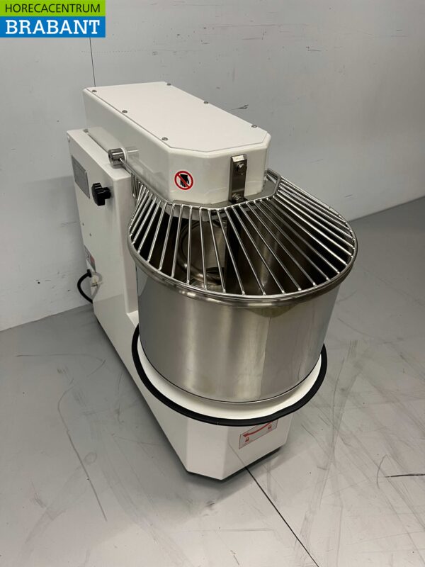 Pétrin spirale HCB en acier inoxydable 30 litres 400V Horeca – Image 3