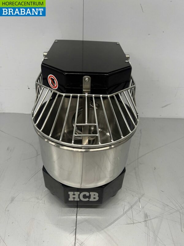 Pétrin spirale HCB en acier inoxydable 8 litres Noir 230V Horeca