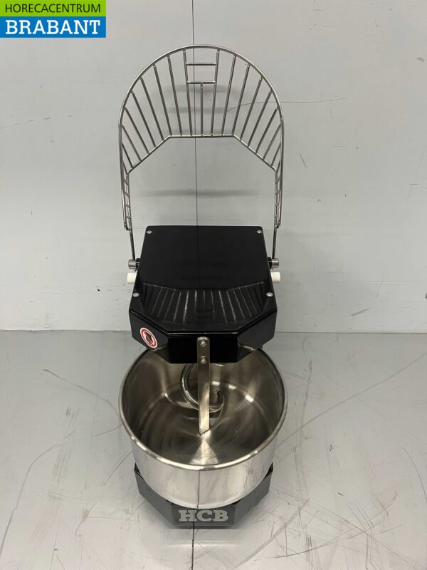 Pétrin spirale HCB en acier inoxydable 8 litres Noir 230V Horeca – Image 4