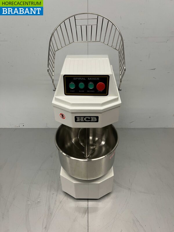Pétrin à spirale HCB en acier inoxydable 20 litres 230V Horeca – Image 4
