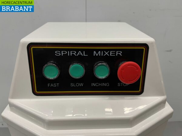 Pétrin à spirale HCB en acier inoxydable 20 litres 230V Horeca – Image 5