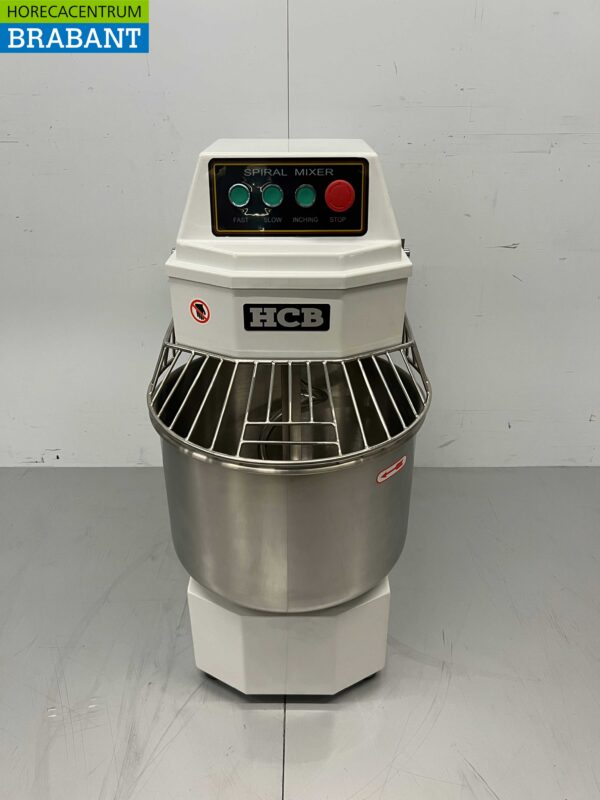 Pétrin spirale HCB en acier inoxydable 30 litres 230V Horeca