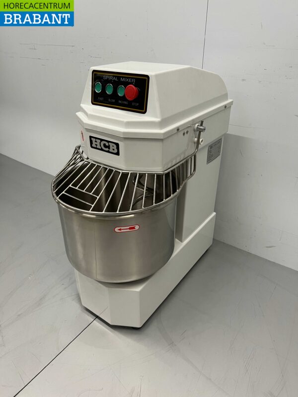 Pétrin spirale HCB en acier inoxydable 30 litres 230V Horeca – Image 2