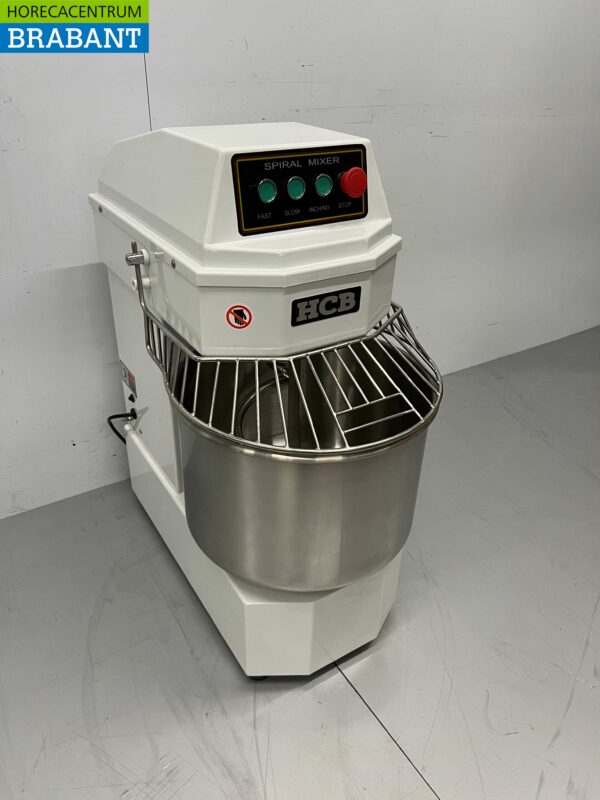 Pétrin spirale HCB en acier inoxydable 30 litres 230V Horeca – Image 3