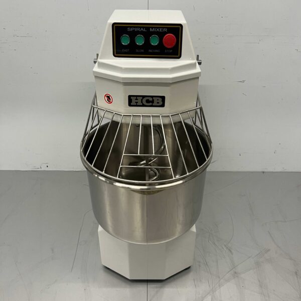 Pétrin spirale HCB en acier inoxydable 40 litres 230V Horeca