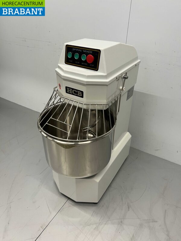Pétrin spirale HCB en acier inoxydable 40 litres 230V Horeca – Image 2