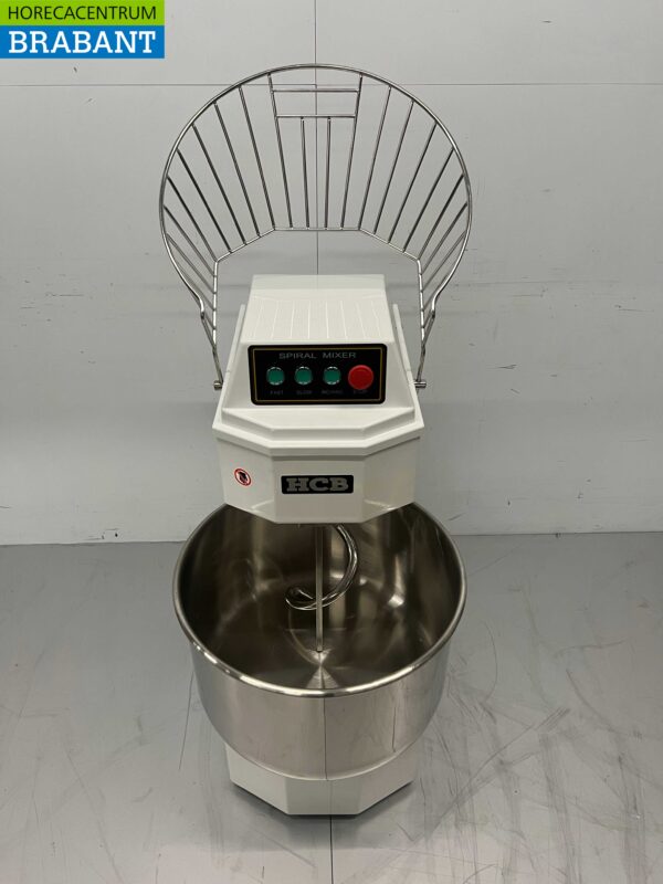 Pétrin spirale HCB en acier inoxydable 50 litres 230V Horeca – Image 4