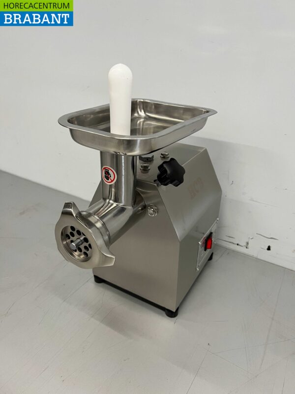 Acier inoxydable HCB Hachoir à viande Hachoir à viande Hachoir à viande 80 kg par heure 230V Boucherie Horeca – Image 2