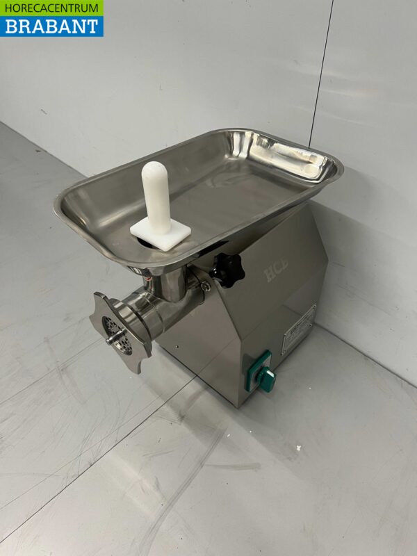 Acier inoxydable HCB Hachoir à viande Hachoir à viande Hachoir à viande 150 kg par heure 230V Boucherie Traiteur – Image 2