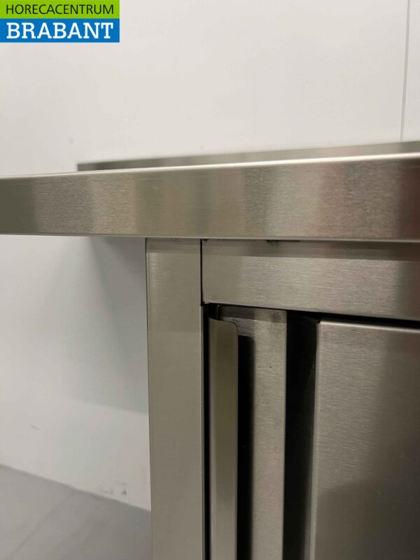 Évier en acier inoxydable Évier Premium-line 1 porte battante 120 cm Restauration – Image 6