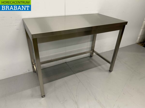 Table de travail en acier inoxydable Basic-line 120 x 60 x 85 cm Restauration – Image 3