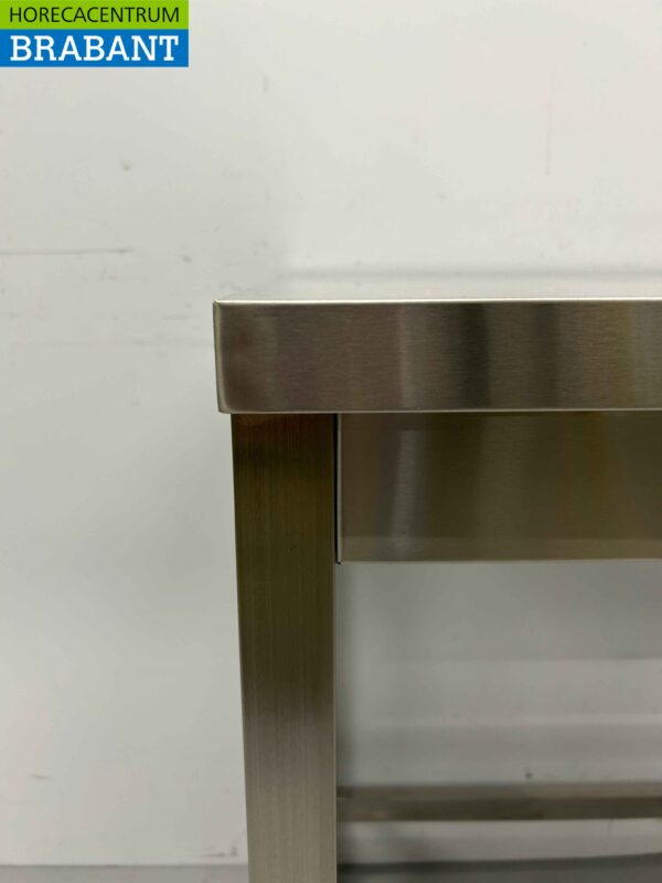 Table de travail en acier inoxydable Basic-line 120 x 60 x 85 cm Restauration – Image 5