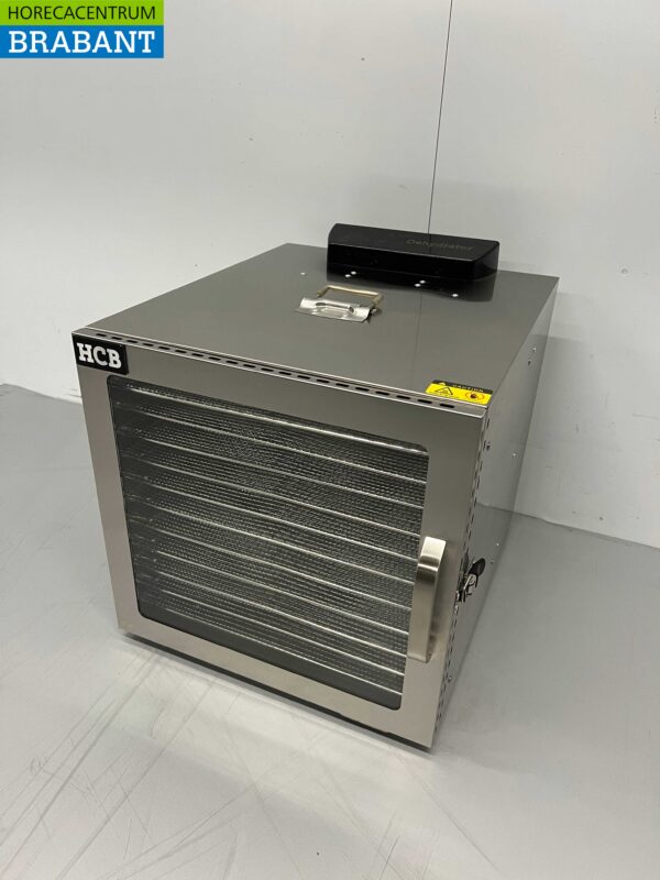 Déshydrateur alimentaire HCB en acier inoxydable Déshydrateur de fruits 12 grilles 230V Horeca – Image 2