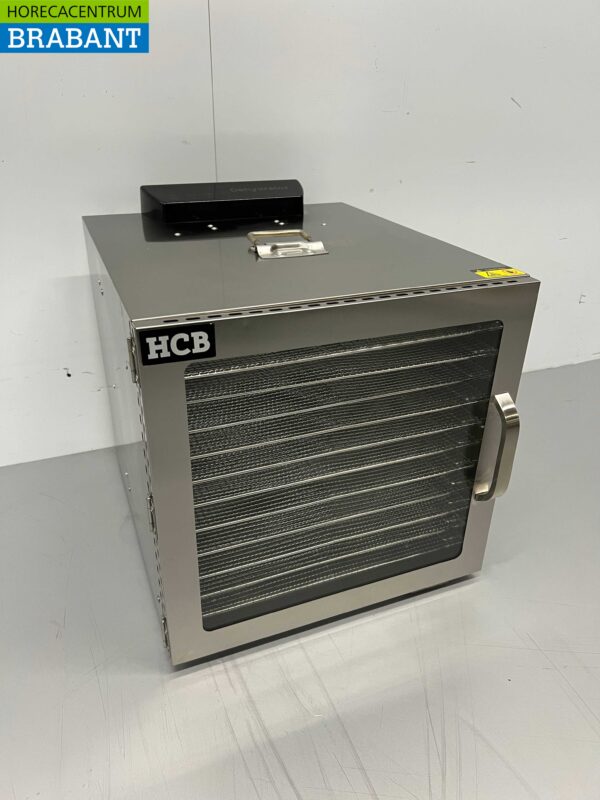 Déshydrateur alimentaire HCB en acier inoxydable Déshydrateur de fruits 12 grilles 230V Horeca – Image 3