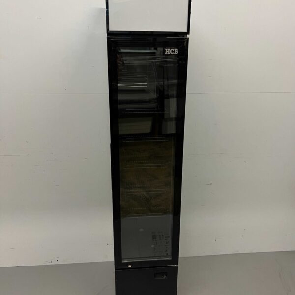 HCB Réfrigérateur à porte vitrée Réfrigérateur à boissons Porte vitrée 160 litres 230V Horeca