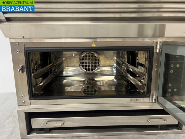 Acier inoxydable Leventi Combimat DGT Combisteamer Four à vapeur Fonction vapeur 60/40 cm 230V Horeca – Image 4