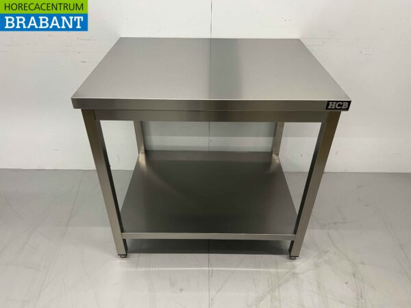 Table de travail en acier inoxydable Premium-line 90 x 70 x 85 cm Restauration