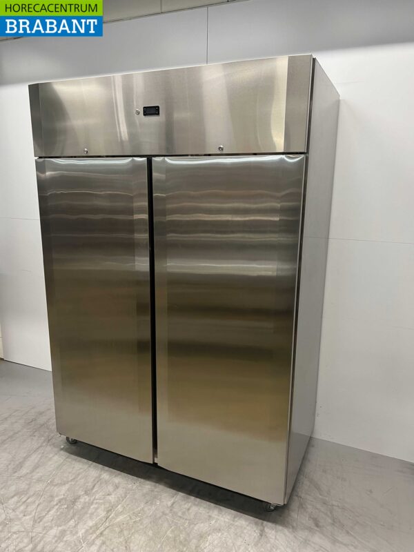 Acier inoxydable CoolHead Réfrigérateur à deux portes 1255 litres 230V Horeca – Image 2