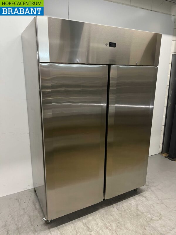 Acier inoxydable CoolHead Réfrigérateur à deux portes 1255 litres 230V Horeca – Image 3