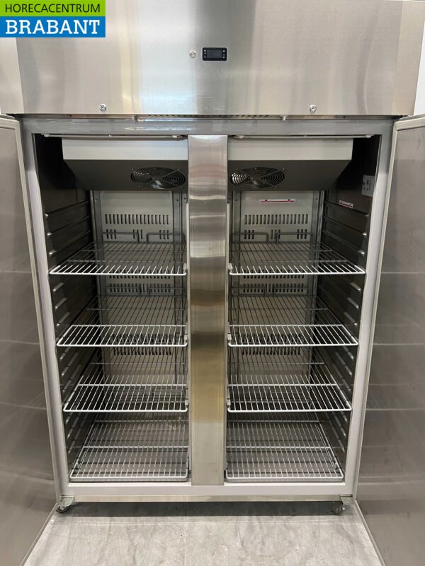 Acier inoxydable CoolHead Réfrigérateur à deux portes 1255 litres 230V Horeca – Image 4