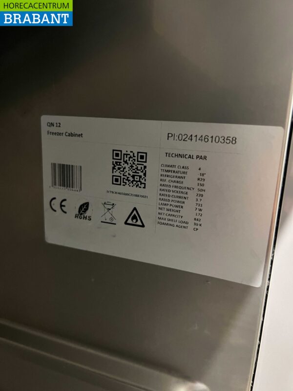 Acier inoxydable CoolHead Réfrigérateur à deux portes 1255 litres 230V Horeca – Image 5