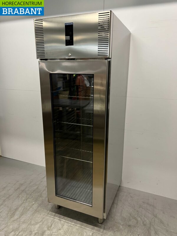 Réfrigérateur à porte vitrée Polaris en acier inoxydable 562 litres 230V Horeca – Image 3