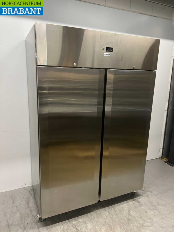 Acier inoxydable CoolHead Congélateur à deux portes Congélateur 1255 litres 230V Horeca – Image 2
