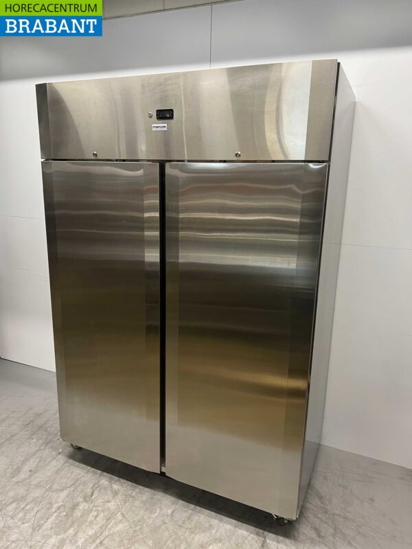 Acier inoxydable CoolHead Congélateur à deux portes Congélateur 1255 litres 230V Horeca – Image 3