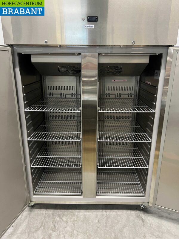 Acier inoxydable CoolHead Congélateur à deux portes Congélateur 1255 litres 230V Horeca – Image 4