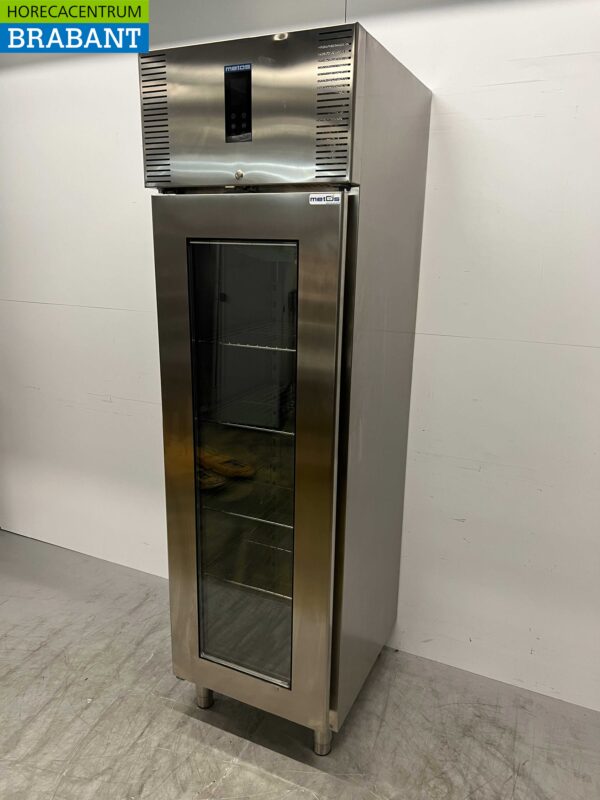 Réfrigérateur à porte vitrée Polaris en acier inoxydable 562 litres 230V Horeca – Image 2