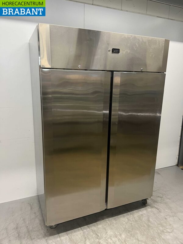 Acier inoxydable CoolHead Congélateur à deux portes Congélateur 1255 litres 230V Horeca – Image 3