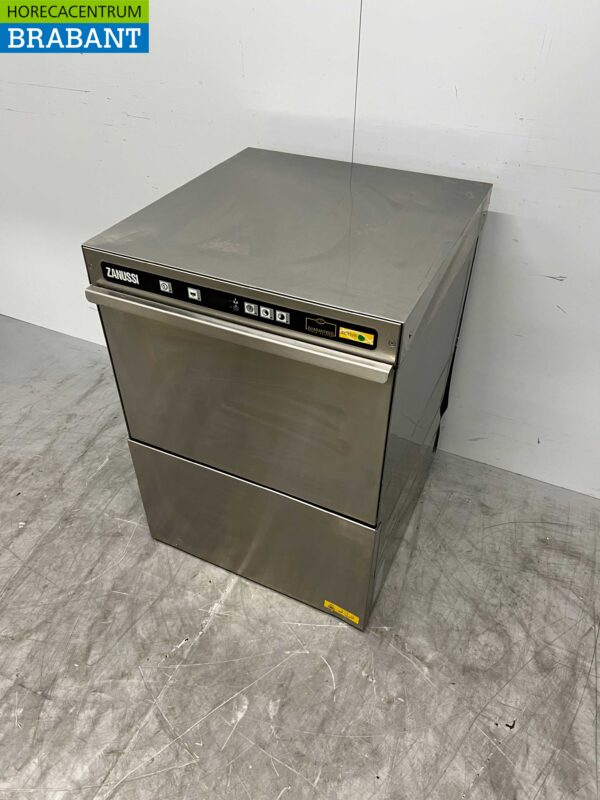 Lave-vaisselle Zanussi Zuca3 en acier inoxydable Chargement frontal 400V Horeca – Image 2