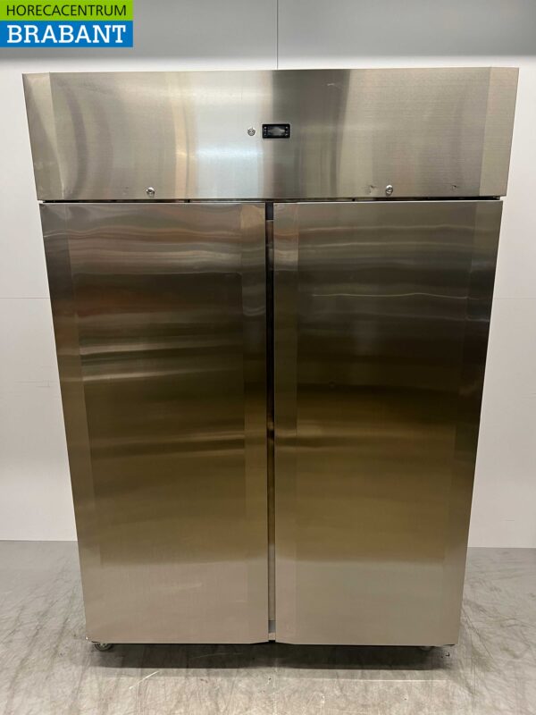Réfrigérateur 2 portes CoolHead en acier inoxydable 1255 litres 230V Horeca