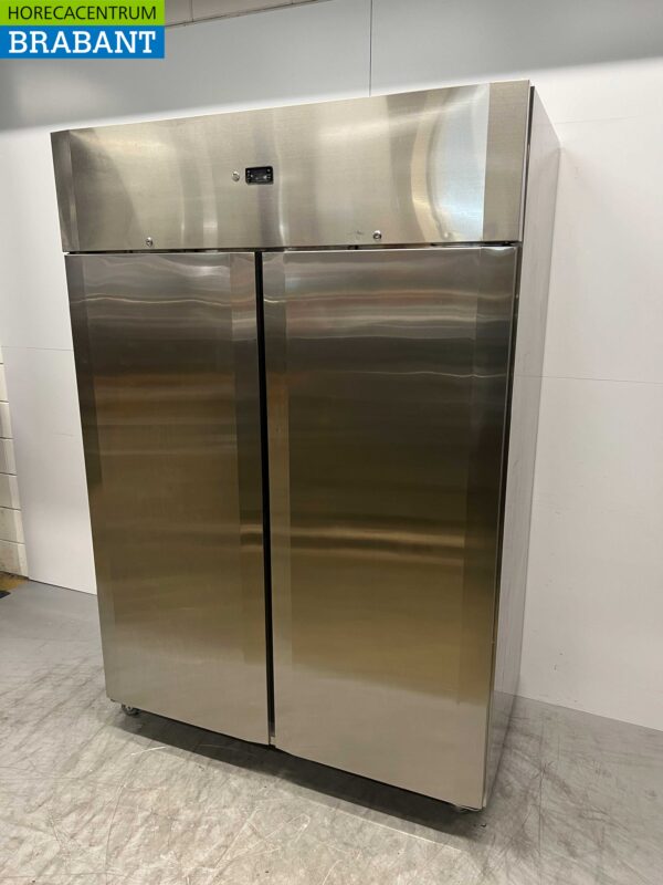 Réfrigérateur 2 portes CoolHead en acier inoxydable 1255 litres 230V Horeca – Image 2