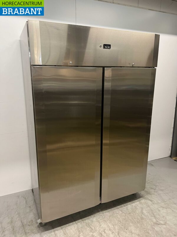 Réfrigérateur 2 portes CoolHead en acier inoxydable 1255 litres 230V Horeca – Image 3
