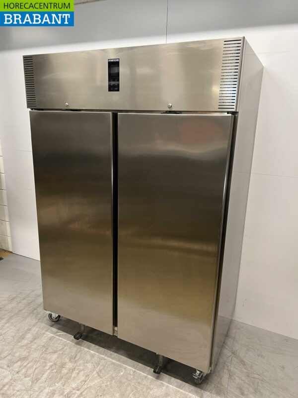 Polaris AD 140 BT en acier inoxydable Double porte 2 portes Congélateur Réfrigérateur 1400 litres 230V Horeca – Image 2