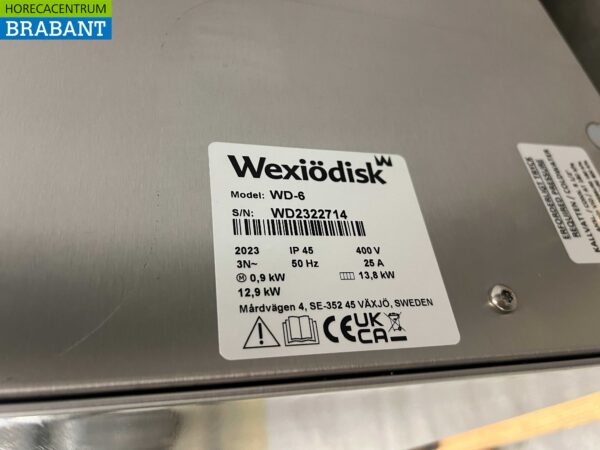 Lave-vaisselle intégrable Rhima en acier inoxydable WD-6 PLUS GREEN Groupe de condensation à vapeur 400V Horeca – Image 8