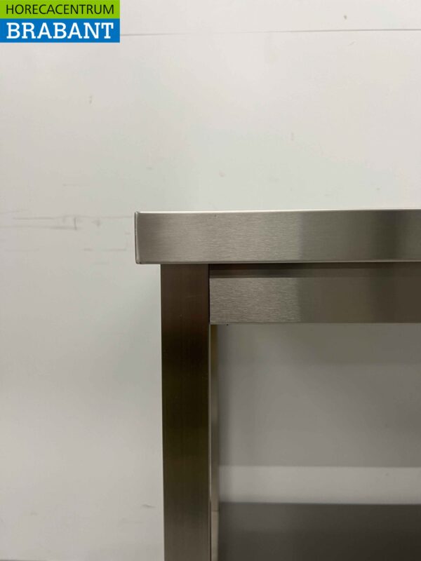 Table de travail en acier inoxydable Premium-line 180 x 70 x 85 cm Restauration – Image 4