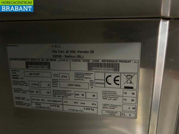 Réfrigérateur Polaris en acier inoxydable 540 litres 230V Horeca – Image 5