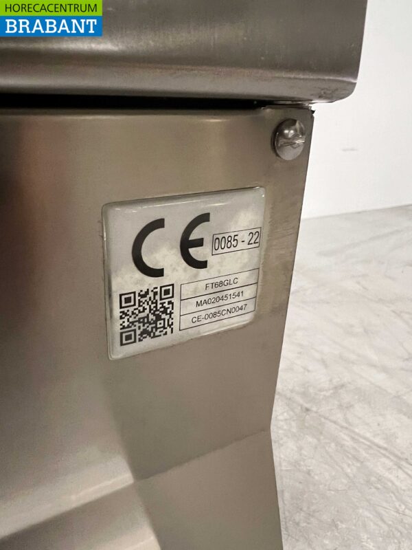 Plaque de cuisson Mareno Mirror en acier inoxydable Plaque de gril chromée 80 cm GAS Horeca – Image 5