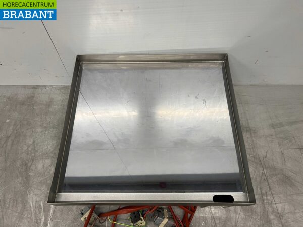 Acier inoxydable Mareno Drop-in Mirror Baking Plate Grill Plate Chromed 60 cm 400V Horeca – Image 4