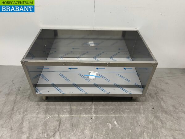 Acier inoxydable Mareno Train de roulement 120 x 60 x 60 cm Horeca