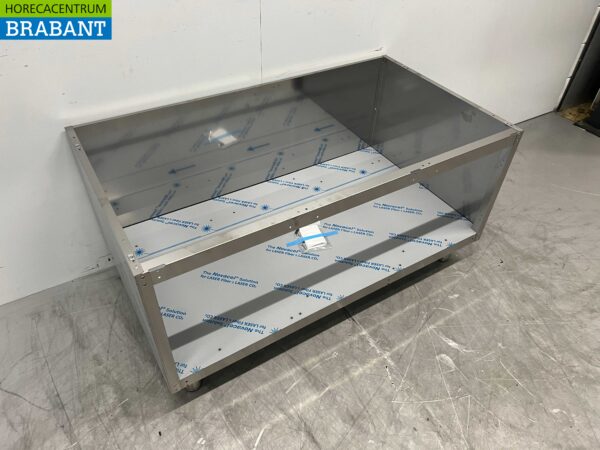 Acier inoxydable Mareno Train de roulement 120 x 60 x 60 cm Horeca – Image 3