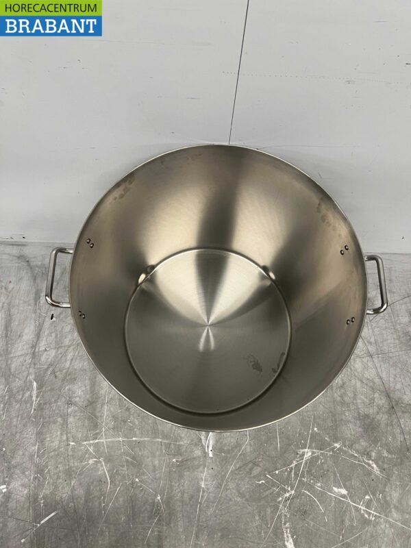 Acier inoxydable Poêle à soupe Poêle de cuisson Induction 55 x 60 cm 140 litres Restauration – Image 4