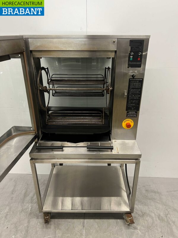Gril à rôtisserie Savory Panorama 5 en acier inoxydable 3 paniers 400V Catering – Image 4