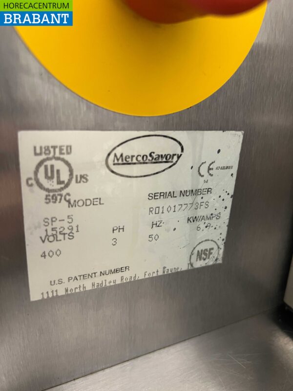Gril à rôtisserie Savory Panorama 5 en acier inoxydable 3 paniers 400V Catering – Image 6