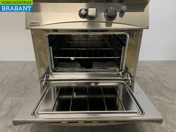 Zanussi inox Table de cuisson lisse avec four 80 cm GAS Horeca – Image 4