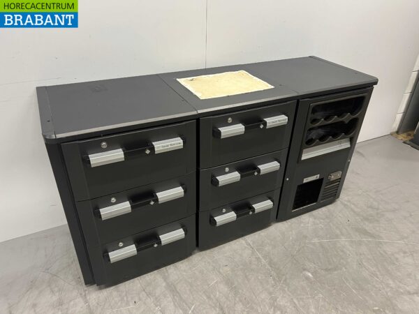 Gamko Backbar Bar Cooler Bottle Nest 5 Tiroirs 170.5 cm Catering – Image 3