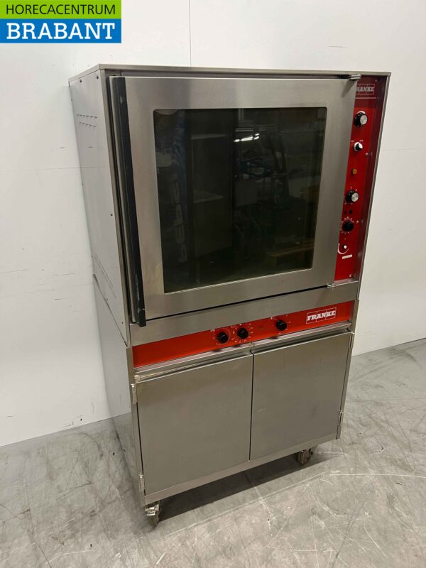 Stainless steel Mobile Franke Bake-off oven with proofing cabinet 60/40 cm 400V Horeca – Image 3
